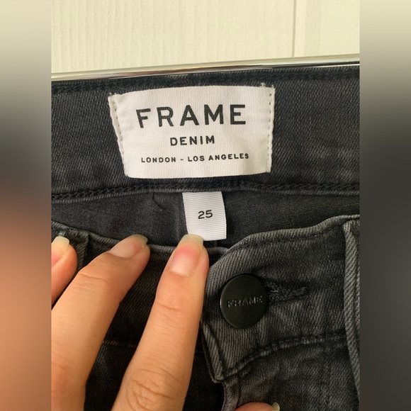 FRAME Jeans Jeanne Crop Skinny size 25 - Picture 5 of 5